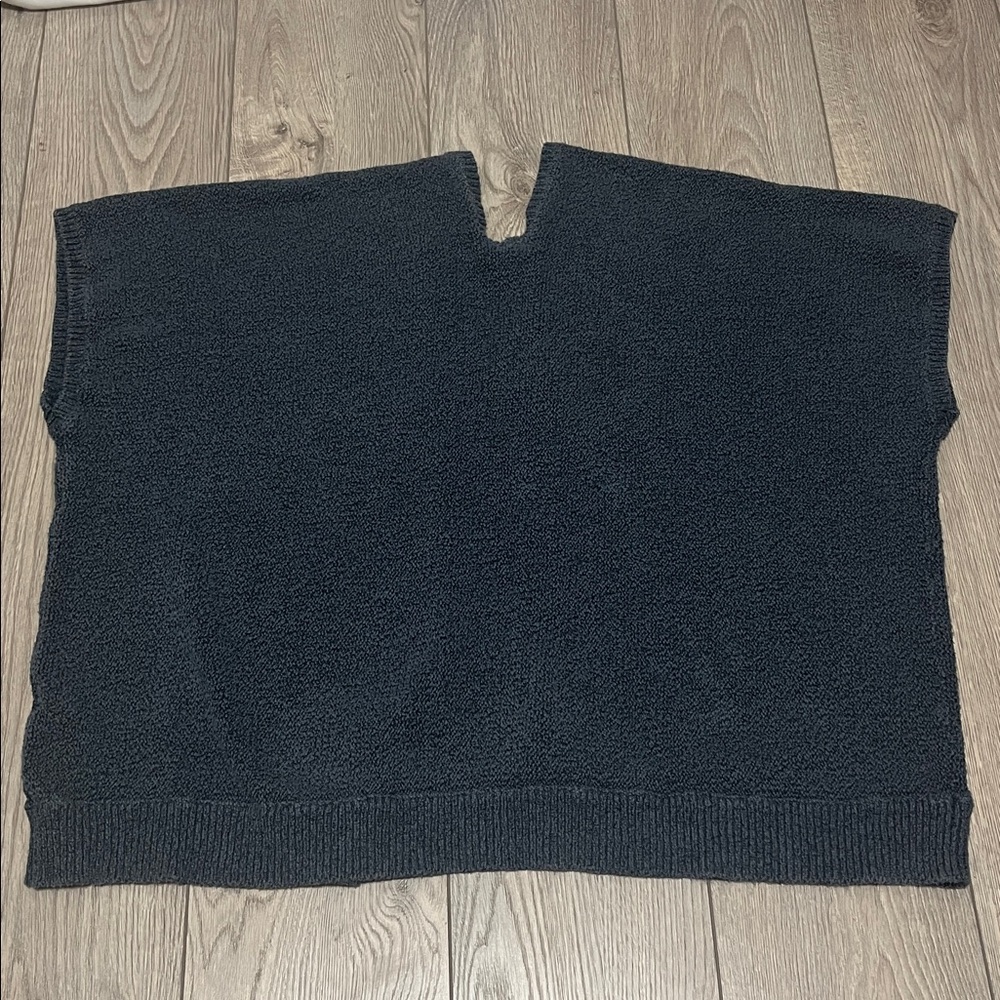 ARITZIA Community Iconic Cape Cardigan Blue Size Small - Picture 6 of 9